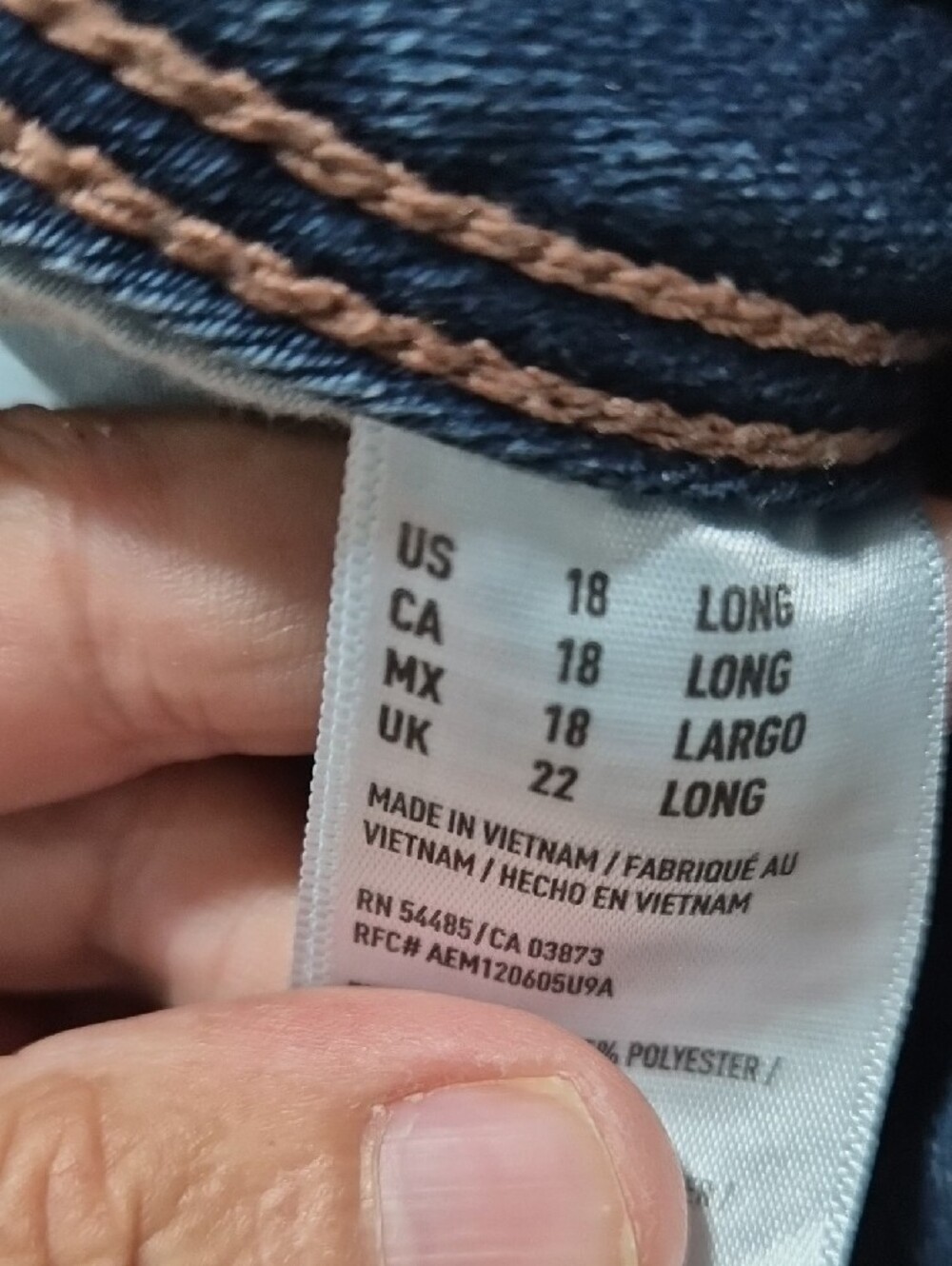 American Eagle Outfitters Dark Blue Boot-Cut Jeans - Picture 6 of 6
